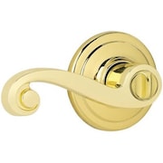 KWIKSET PB Lido Privacy Lever 730LL 3 CP